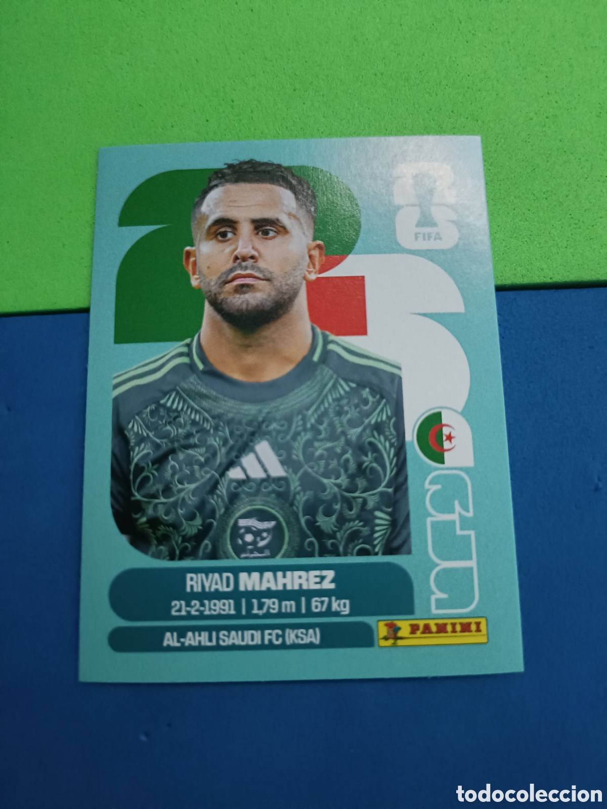 Cromos de f&uacute;tbol: Panini Mundial Fifa World cup 2026 26 sticker - ALG 15 Mahrez