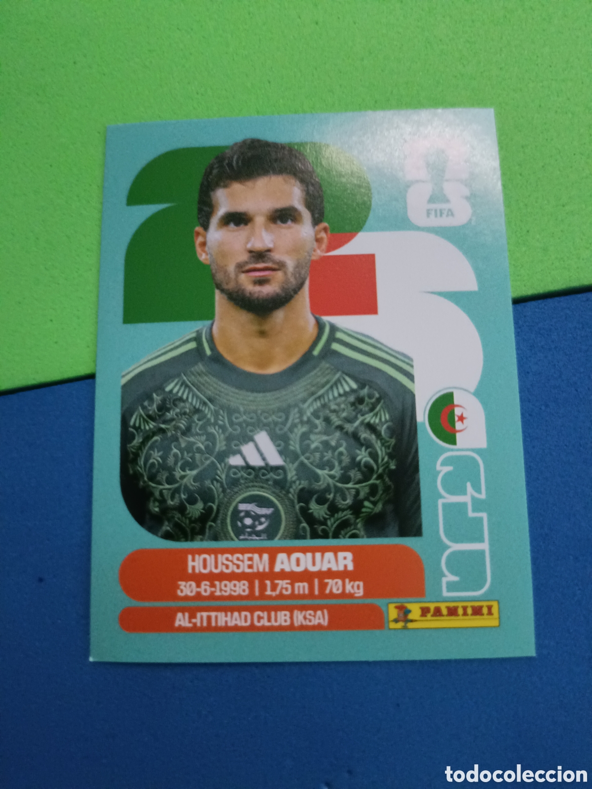 Cromos de f&uacute;tbol: Panini Mundial Fifa World cup 2026 26 sticker - ALG 9 Aouar