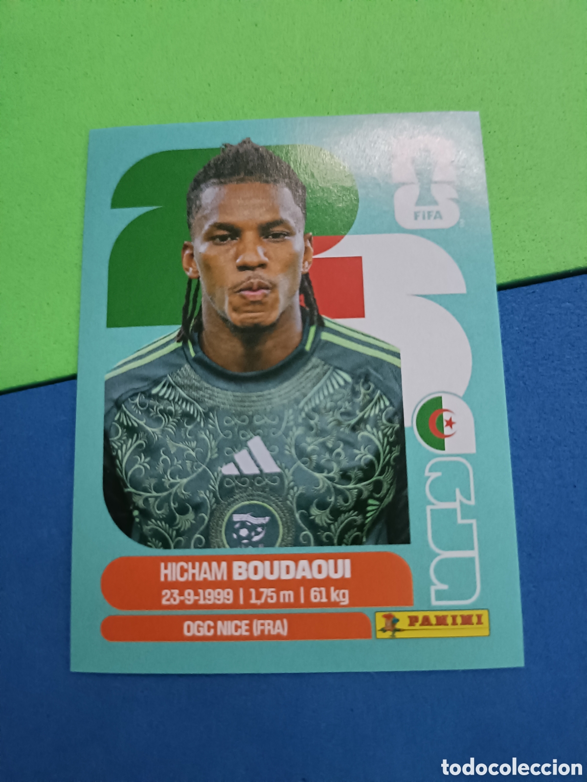 Cromos de f&uacute;tbol: Panini Mundial Fifa World cup 2026 26 sticker - ALG 10 Bouadaoui