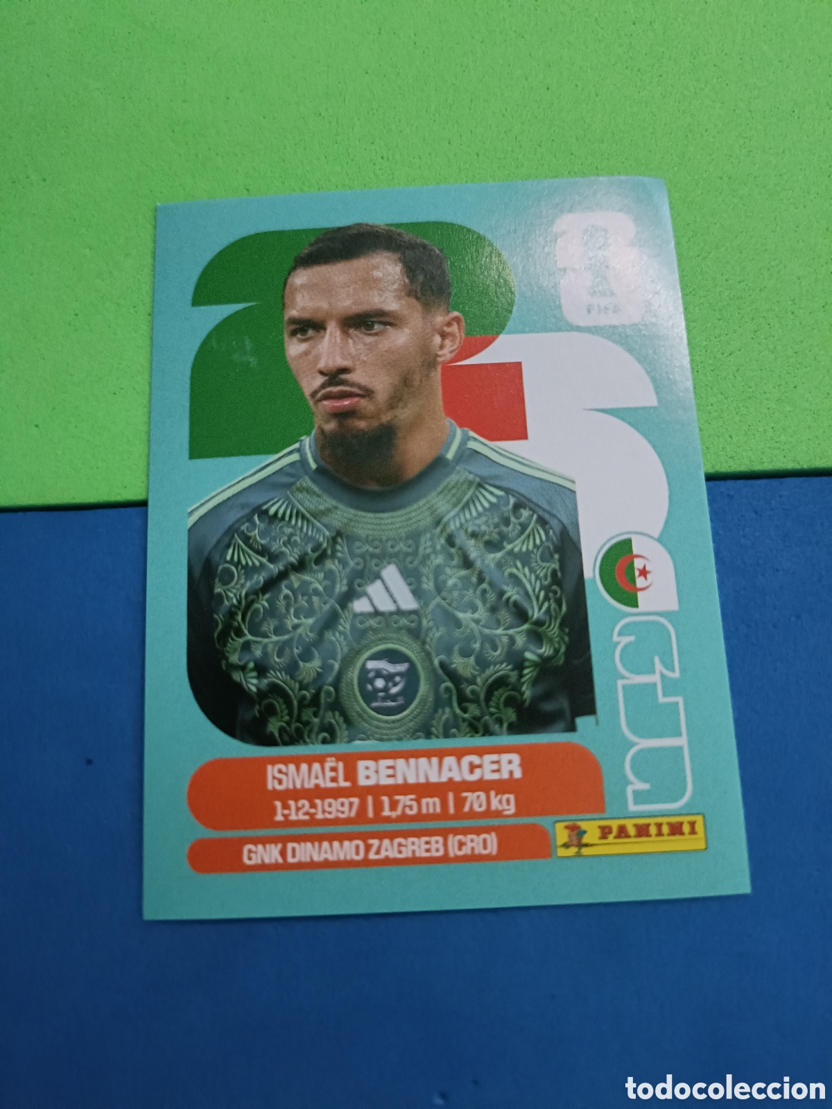 Cromos de f&uacute;tbol: Panini Mundial Fifa World cup 2026 26 sticker - ALG 8 Bennacer
