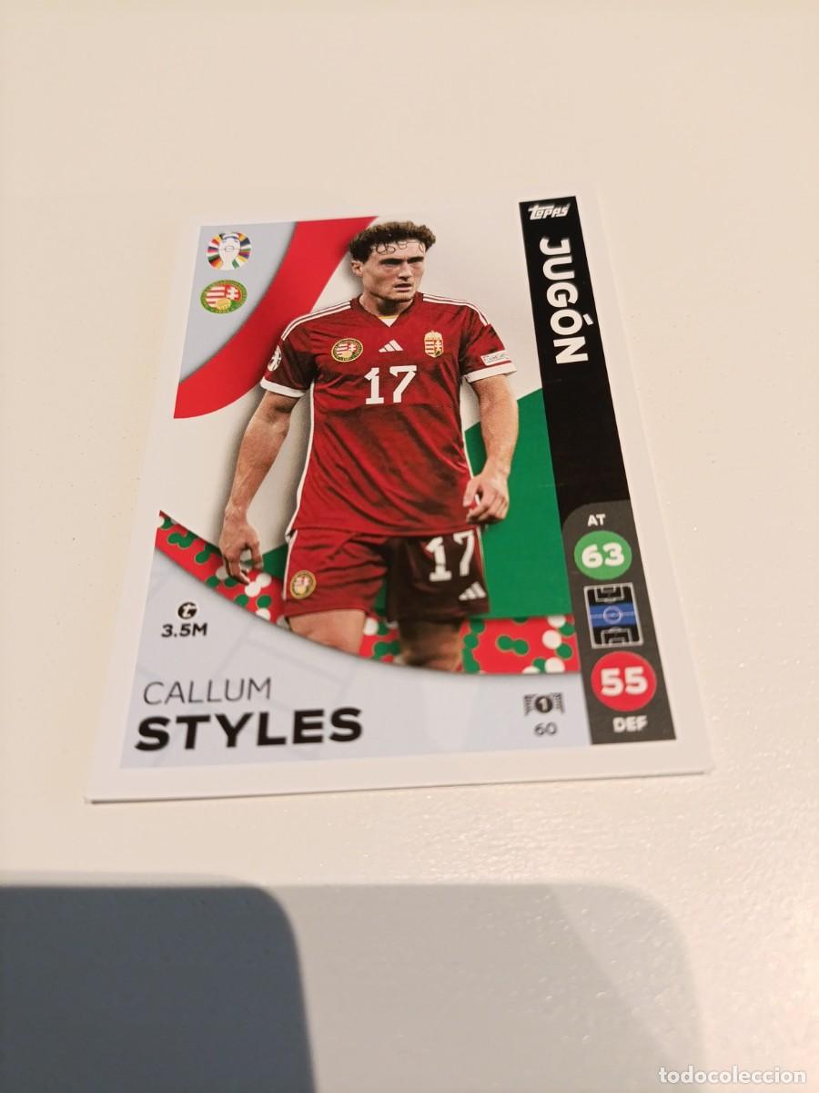 Cromos de f&uacute;tbol: Styles Hungr&iacute;a euro 2024 Lidl