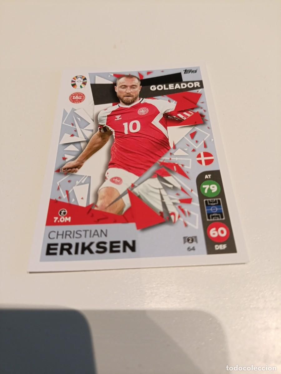 Cromos de f&uacute;tbol: Eriksen Dinamarca euro2024 Lidl