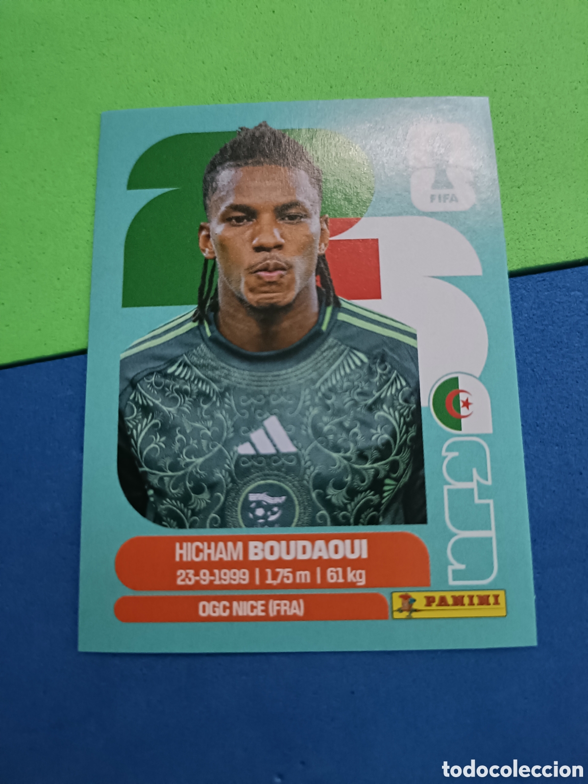 Cromos de f&uacute;tbol: Panini Mundial Fifa World cup 2026 26 sticker - ALG 10 Bouadaoui