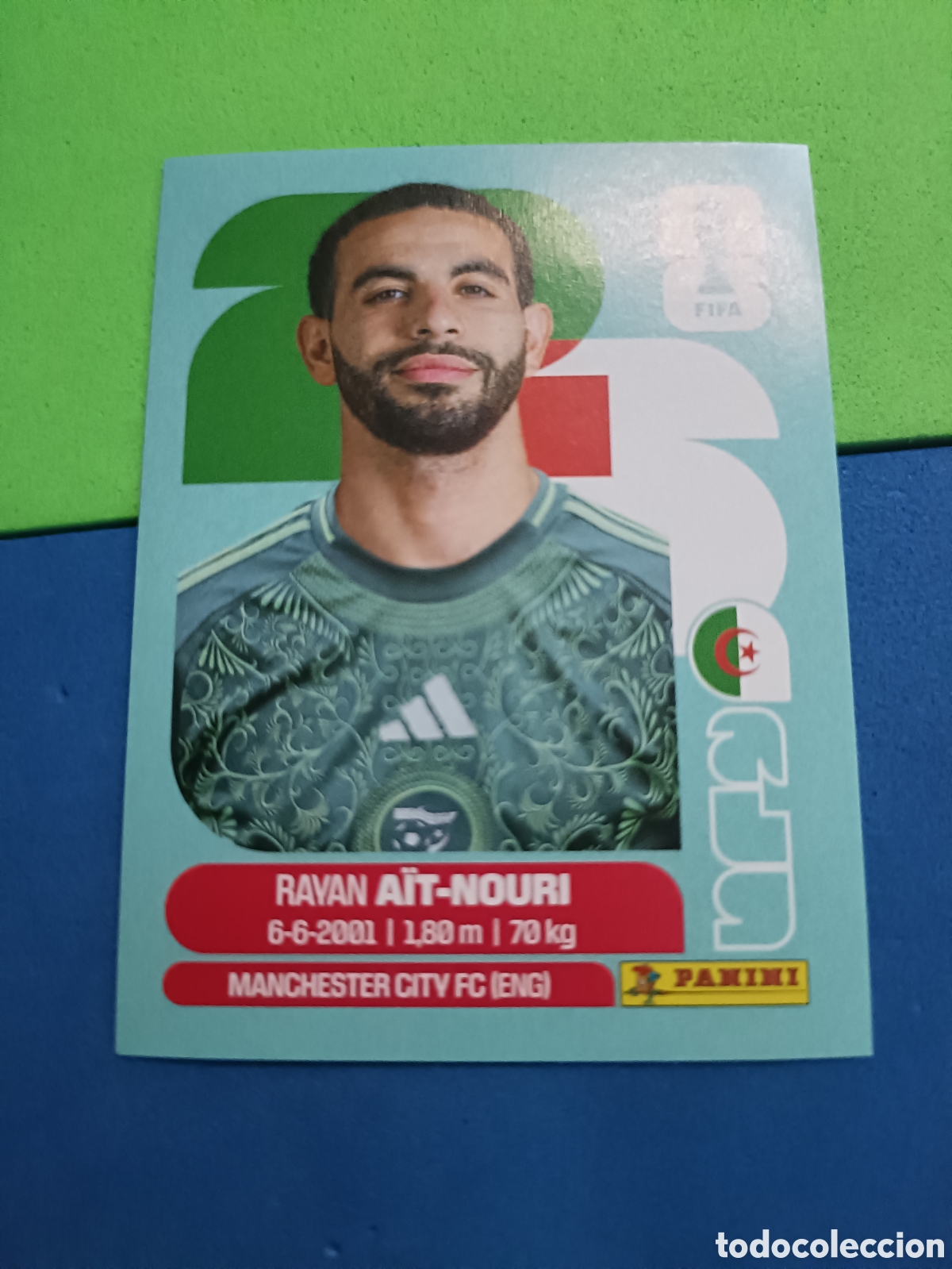 Cromos de Futebol: Panini Mundial Fifa World cup 2026 26 sticker - ALG 5 A&iuml;t Nouri
