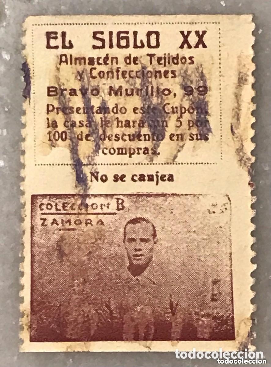Figurine di Calcio: Cromo f&uacute;tbol Ricardo Zamora. Album cup&oacute;n trabajadores ciegos 1933
