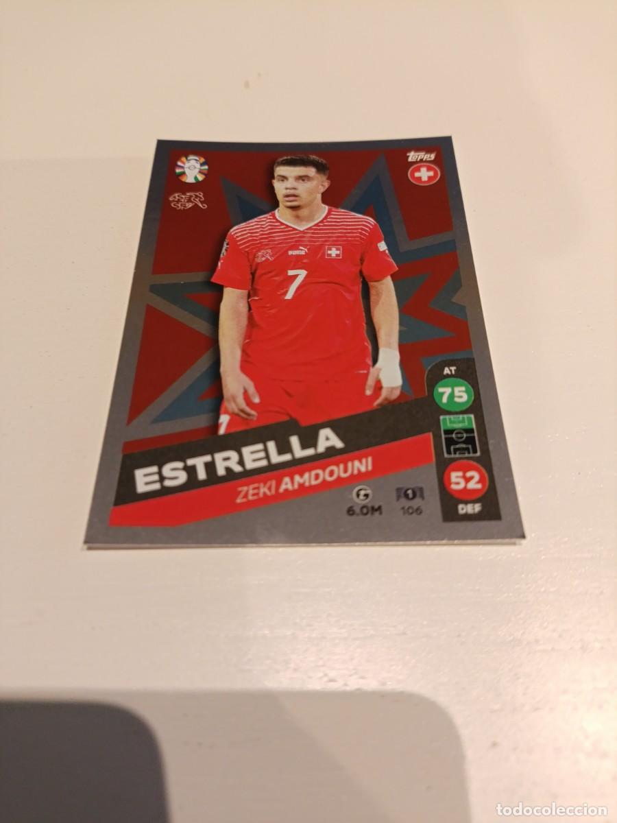 Cromos de f&uacute;tbol: Amdouni Suiza euro2024 Lidl