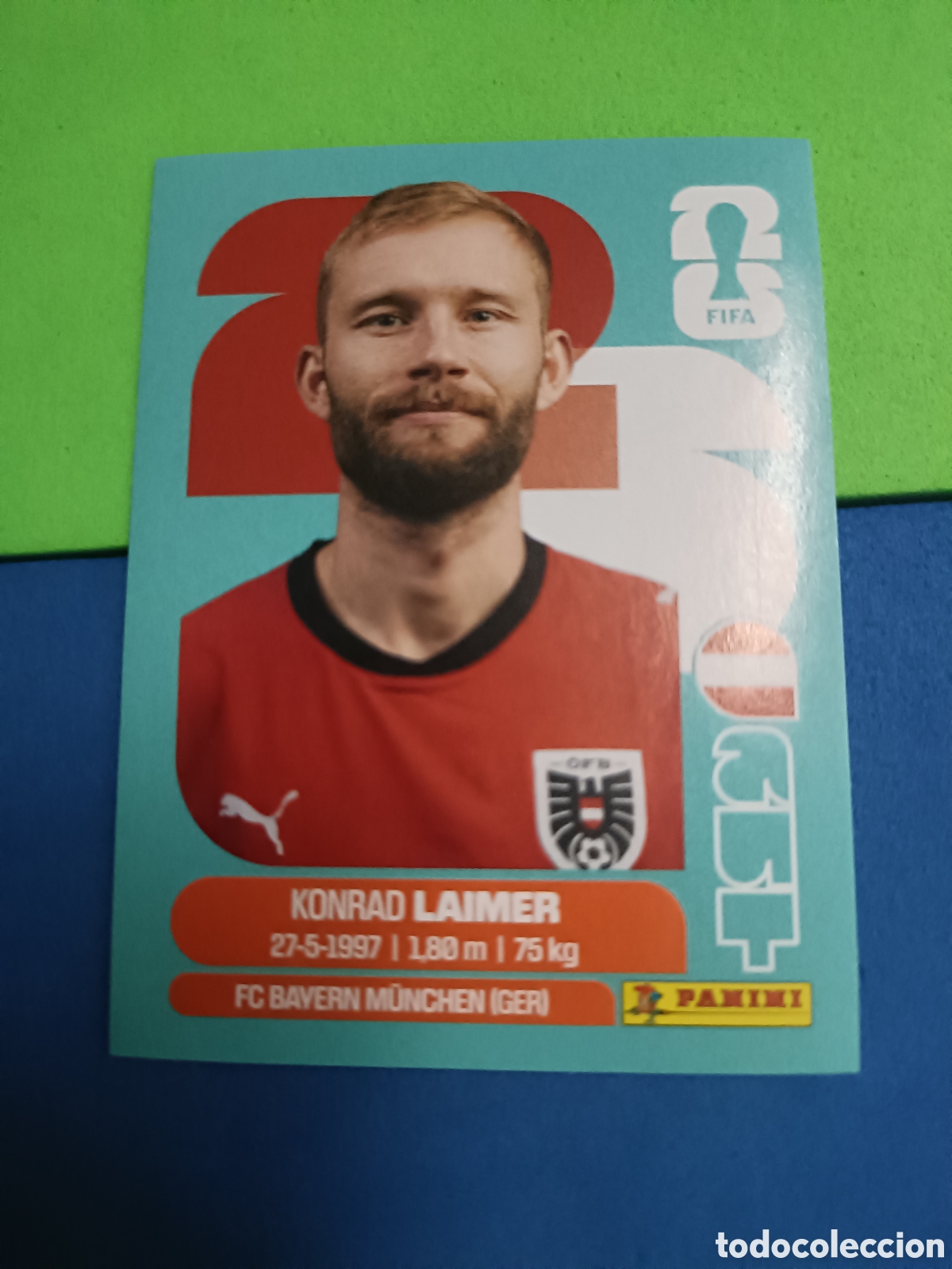 Cromos de f&uacute;tbol: Panini Mundial Fifa World cup 2026 26 sticker - AUT 12 Laimer