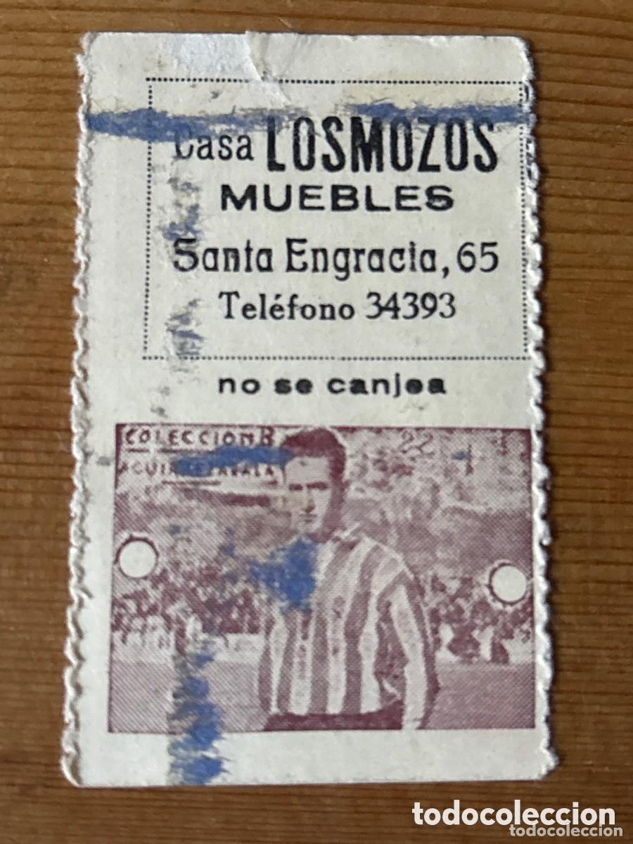 Fu&szlig;ball-Sticker: Cromo de f&uacute;tbol Aguirrezabala Athletic Bilbao cup&oacute;n de ciegos trabajadores 1933