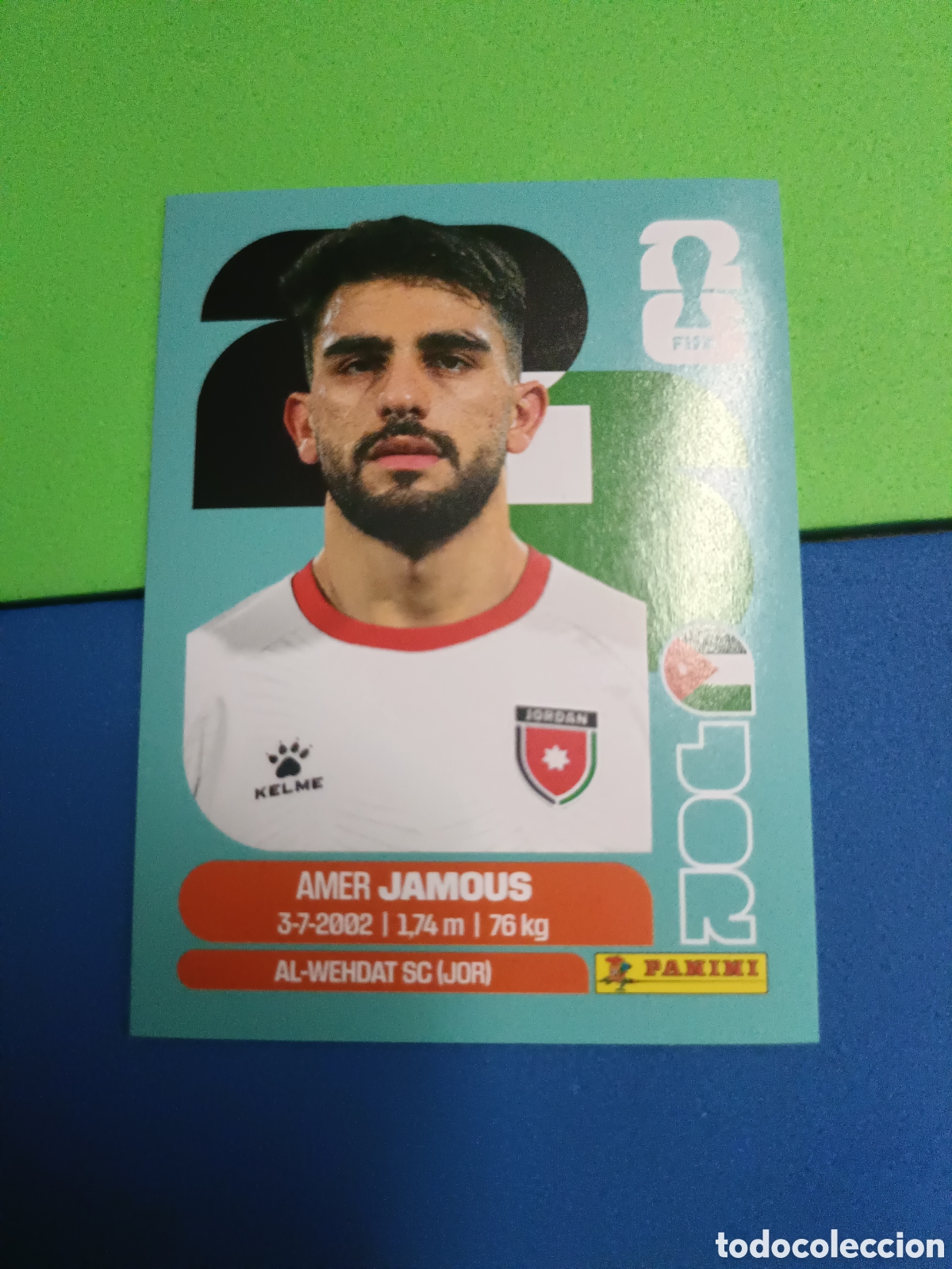 Cromos de f&uacute;tbol: Panini Mundial Fifa World cup 2026 26 sticker - JOR 14 Jamous