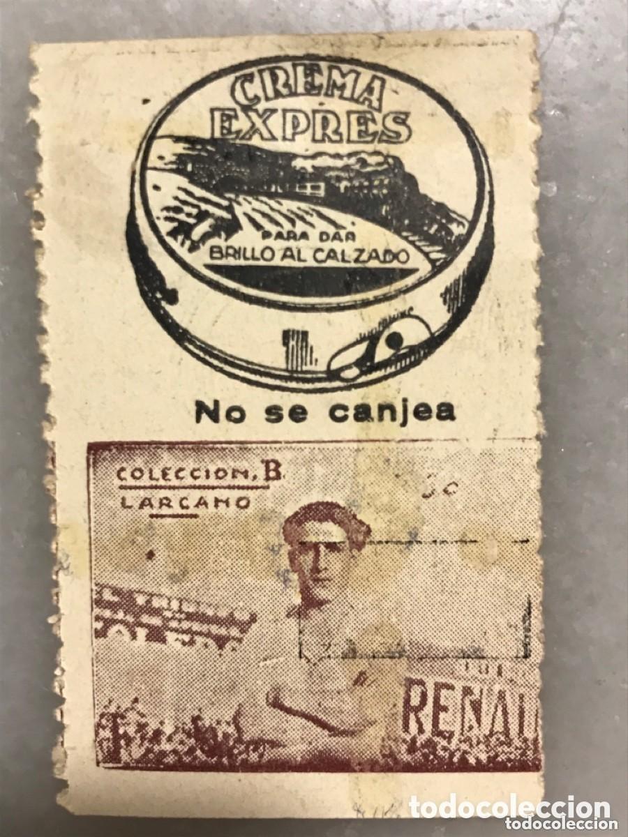 Fu&szlig;ball-Sticker: Cromo f&uacute;tbol Lazcano Real Madrid. Cup&oacute;n de ciegos 1934