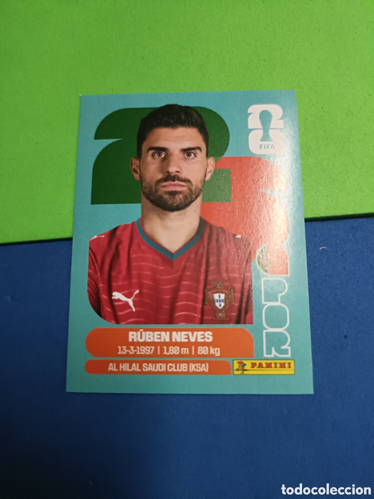 Cromos de f&uacute;tbol: Panini Mundial Fifa World cup 2026 26 sticker - POR 11 Rub&eacute;n Neves