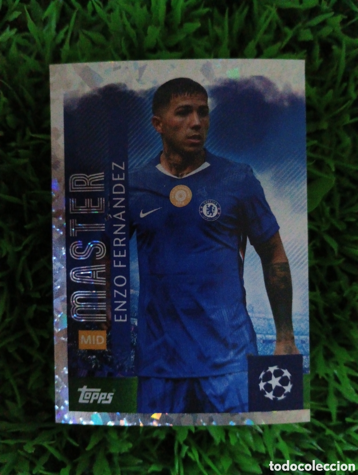 Cromos de f&uacute;tbol: Enzo Fernandez Chelsea MASTER Champions League 25-26 # 160 NUNCA PEGADO