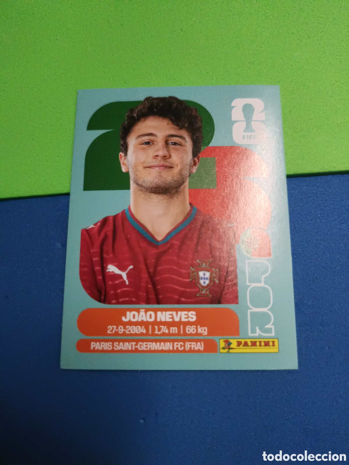 Cromos de f&uacute;tbol: Panini Mundial Fifa World cup 2026 26 sticker - POR 14 Joao Neves