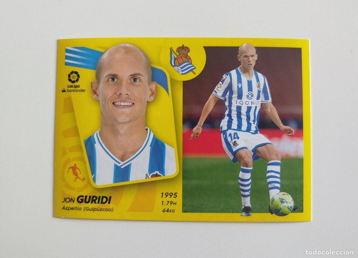 Cromos de f&uacute;tbol: Guridi 15B SIN PEGAR NUNCA PEGADO Real Sociedad CF Liga Ediciones Este 21 22 / 2021 2022