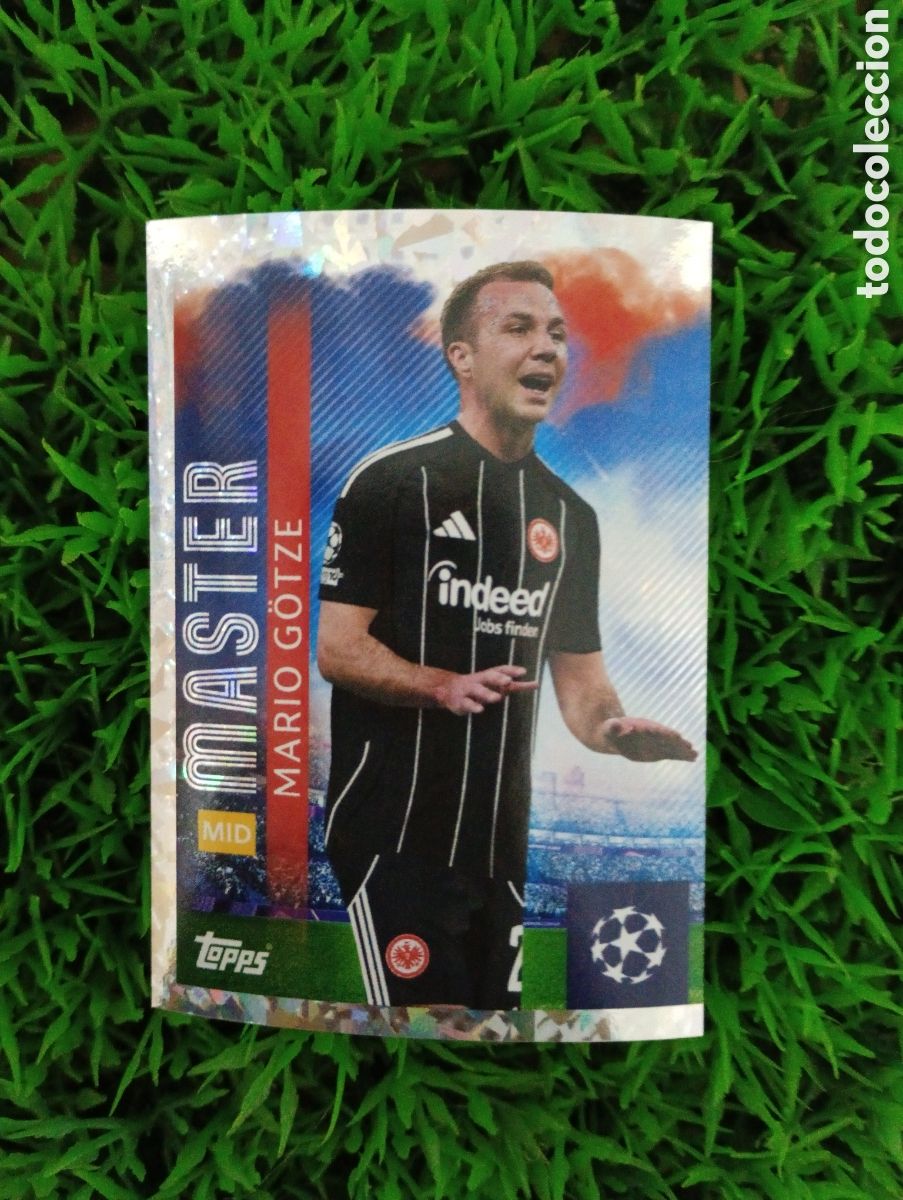Cromos de f&uacute;tbol: Gotze Eintracht Frankfurt MASTER Champions League 25-26 # 174 NUNCA PEGADO