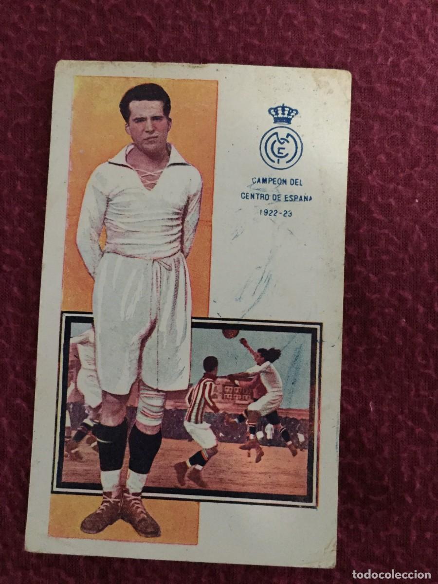 Cromos de f&uacute;tbol: CROMO FOOT BALL SERIE D N&ordm; 12, C.D MU&Ntilde;AGORRI. REAL MADRID, CAMPEON DEL CENTRO DE ESPA&Ntilde;A 1922-23
