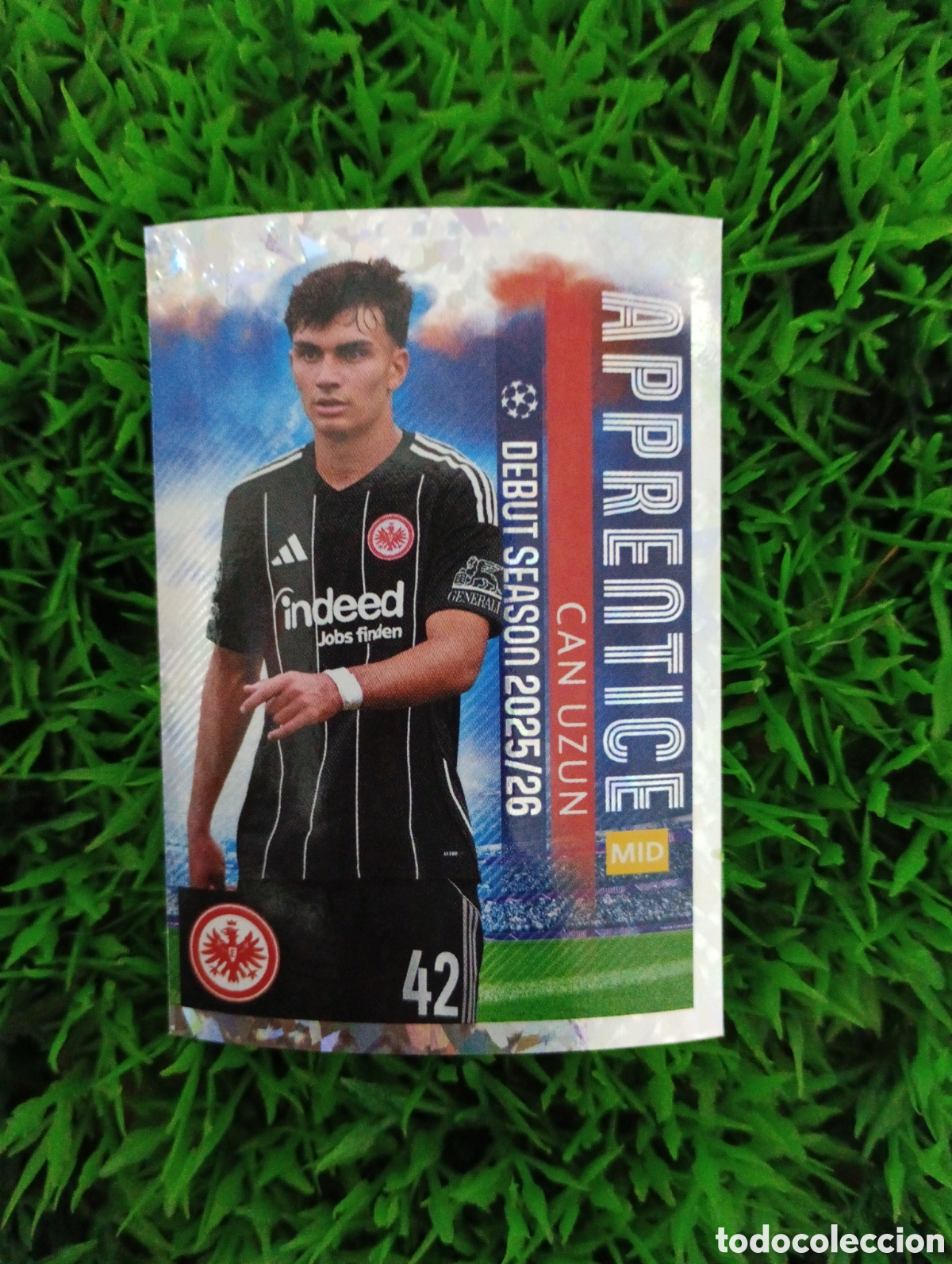 Cromos de f&uacute;tbol: Uzun Eintracht Frankfurt APPRENTICE Champions League 25-26 # 175 NUNCA PEGADO