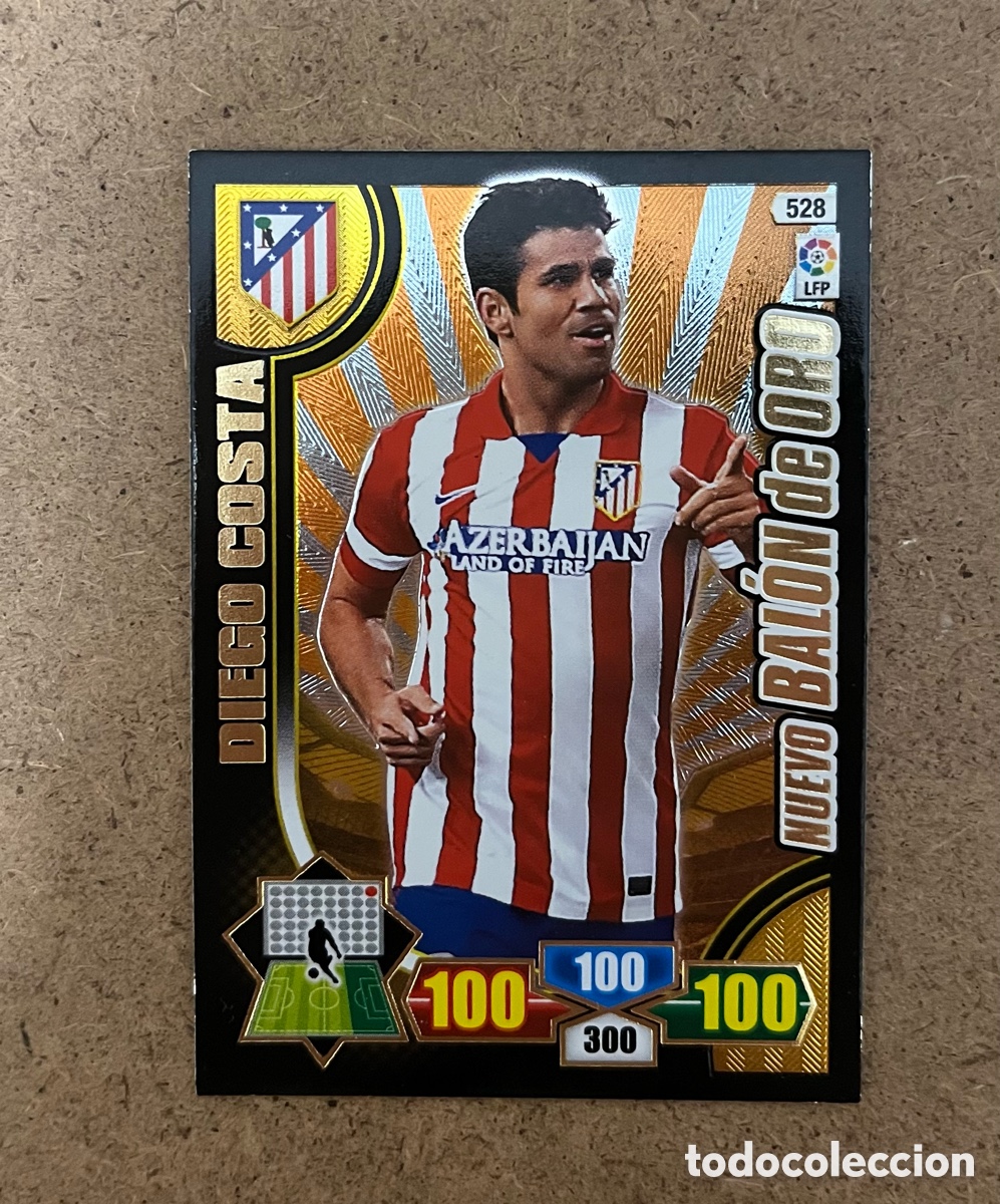 Cromos de f&uacute;tbol: NUEVO BALON DE ORO N&ordm; 528 DIEGO COSTA ADRENALYN 13 14 PANINI 2013 2014