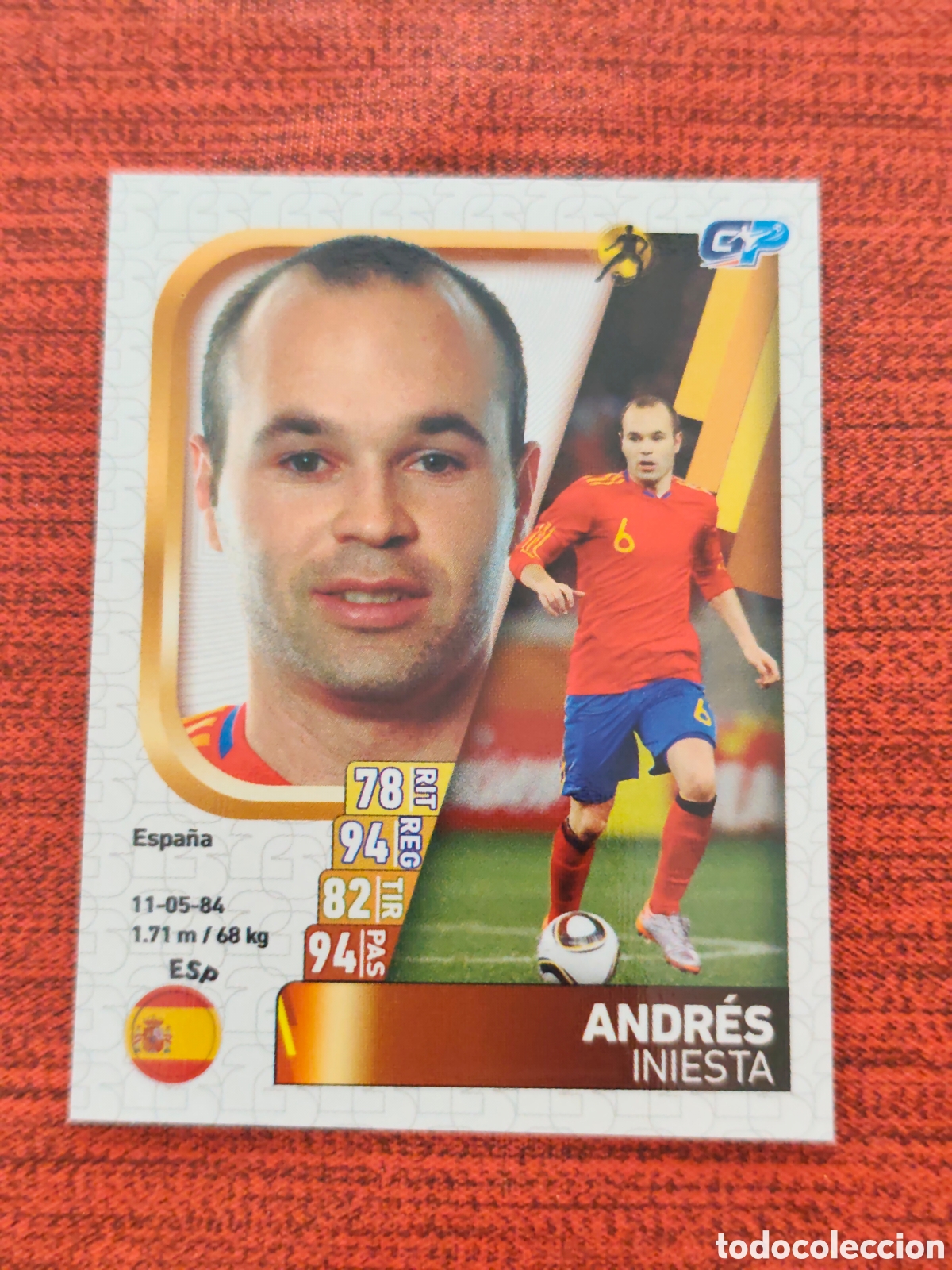 Fu&szlig;ball-Sticker: 47 INIESTA ESPA&Ntilde;A MUNDIAL 2026 EDITORIAL GP