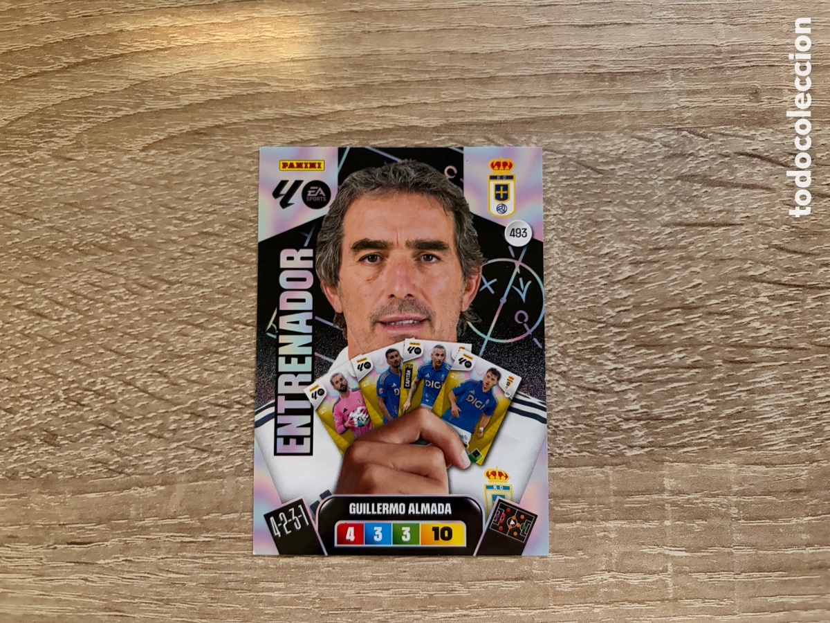 Cromos de Futebol: 493 GUILLERMO ALMADA ENTRENADOR ADRENALYN XL 2025 2026 25 26 REAL OVIEDO
