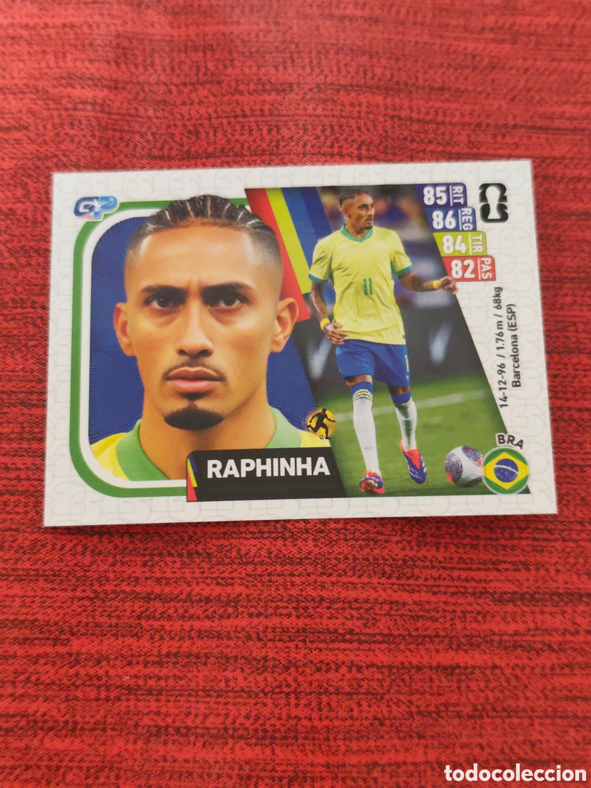 Cartes &agrave; collectionner de Football: 184 RAPHINHA BRASIL MUNDIAL 2026 EDITORIAL GP