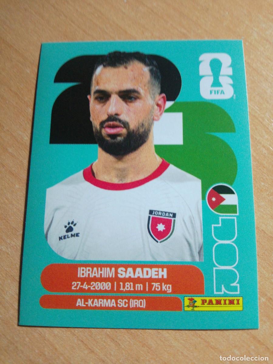 Cromos de f&uacute;tbol: JOR 9 IBRAHIM SAADEH JORDANIA MUNDIAL FIFA WORLD CUP 2026 26 PANINI STICKERS NUEVO