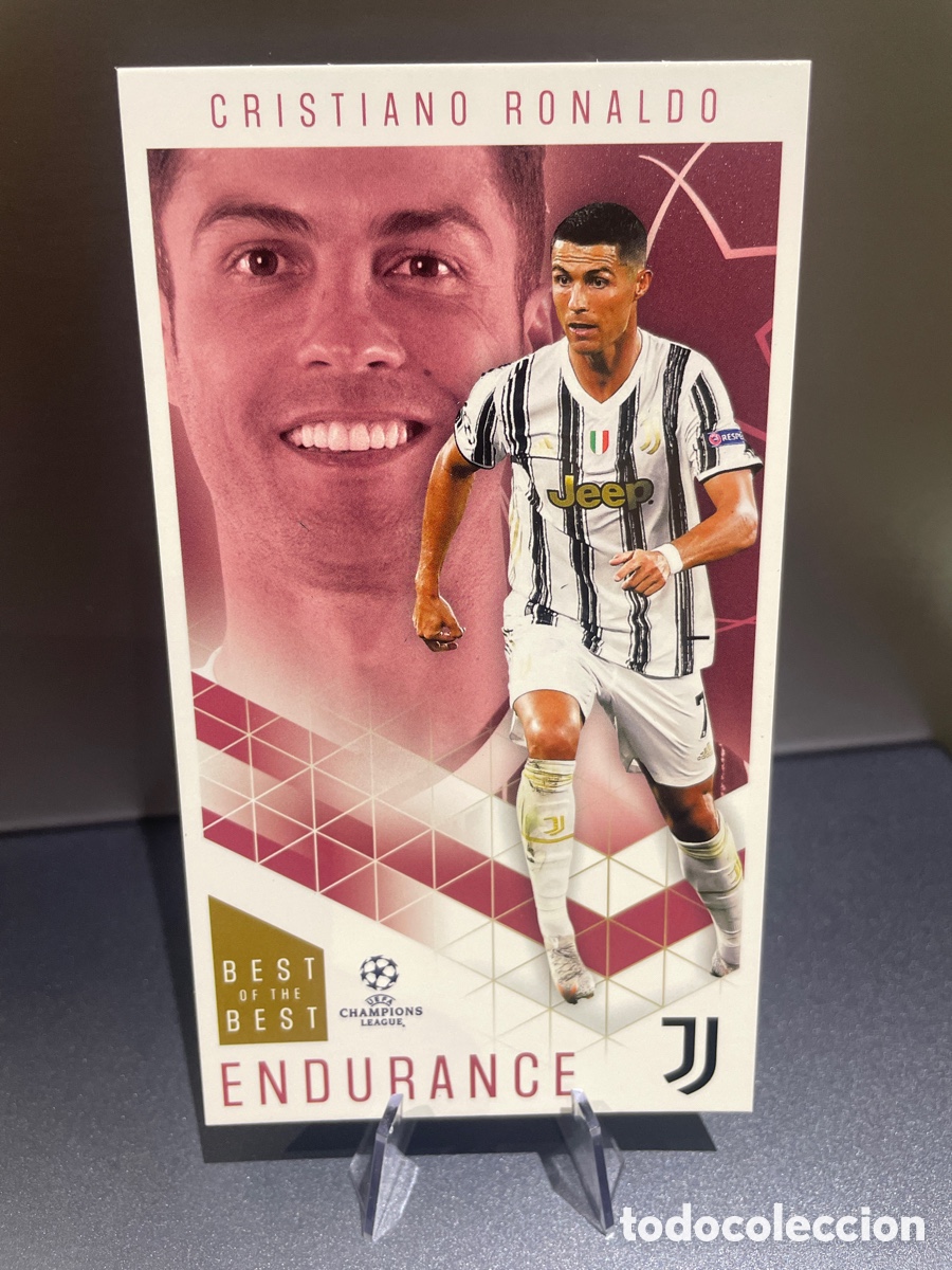 Fu&szlig;ball-Sticker: Cristiano Ronaldo 55 Endurance Best of the Best UCL 2020-21 Topps Juventus