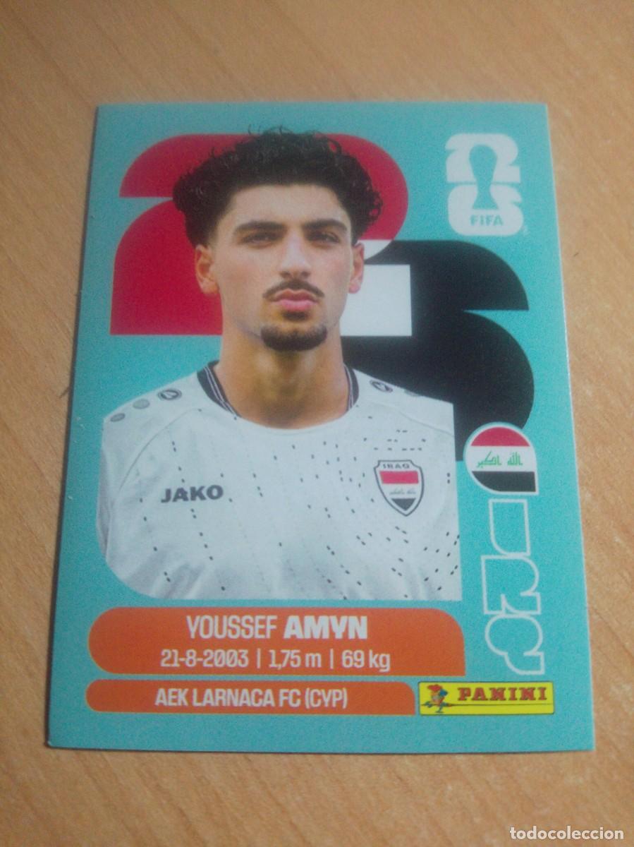 Cromos de Futebol: YOUSSEF AMYN IRAQ IRQ 14 MUNDIAL FIFA WORLD CUP 2026 26 PANINI STICKERS NUEVO