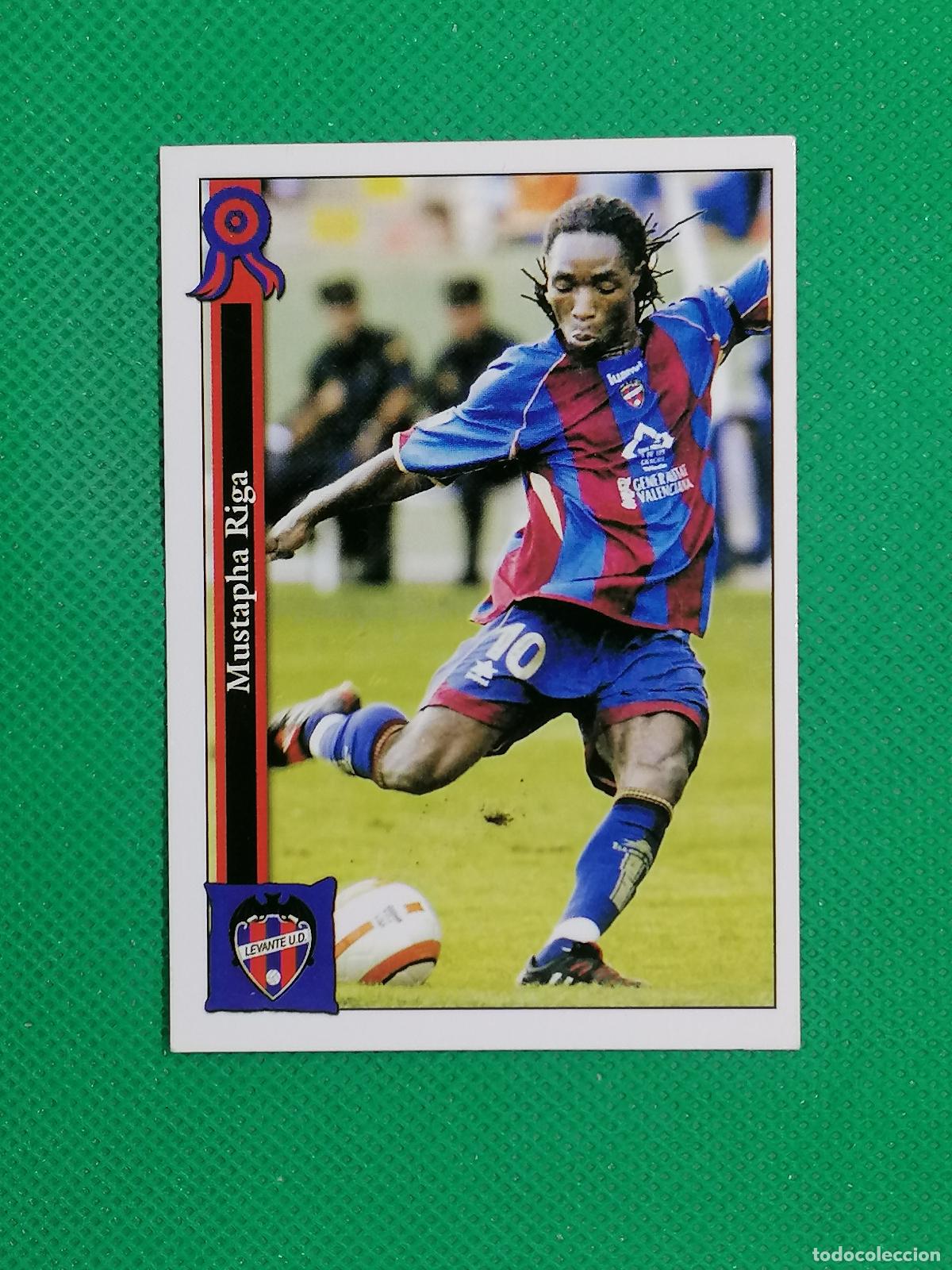 Cromos de f&uacute;tbol: 684 RIGA LEVANTE ⚽ MUNDICROMO LAS FICHAS DE LA LIGA 05 06 2005 2006 ⚽