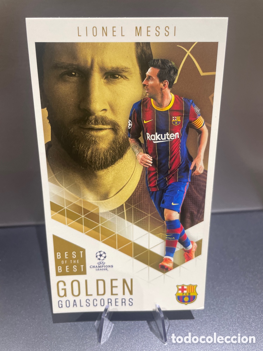Cartes &agrave; collectionner de Football: Leo Messi 86 Golden Goalscorers Best of the Best UCL 2020-21 Topps FC Barcelona