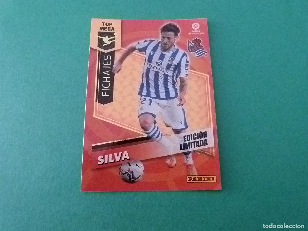 Cromos de f&uacute;tbol: TRADING CARD FUTBOL SILVA REAL SOCIEDAD EDICION LIMITADA LIGA MEGACRACKS 2020-2021/20-21