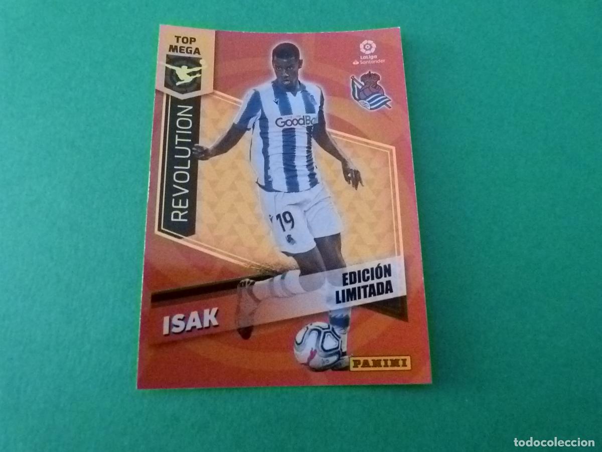 Cromos de f&uacute;tbol: TRADING CARD FUTBOL ISAK REAL SOCIEDAD EDICION LIMITADA LIGA MEGACRACKS 2020-2021/20-21