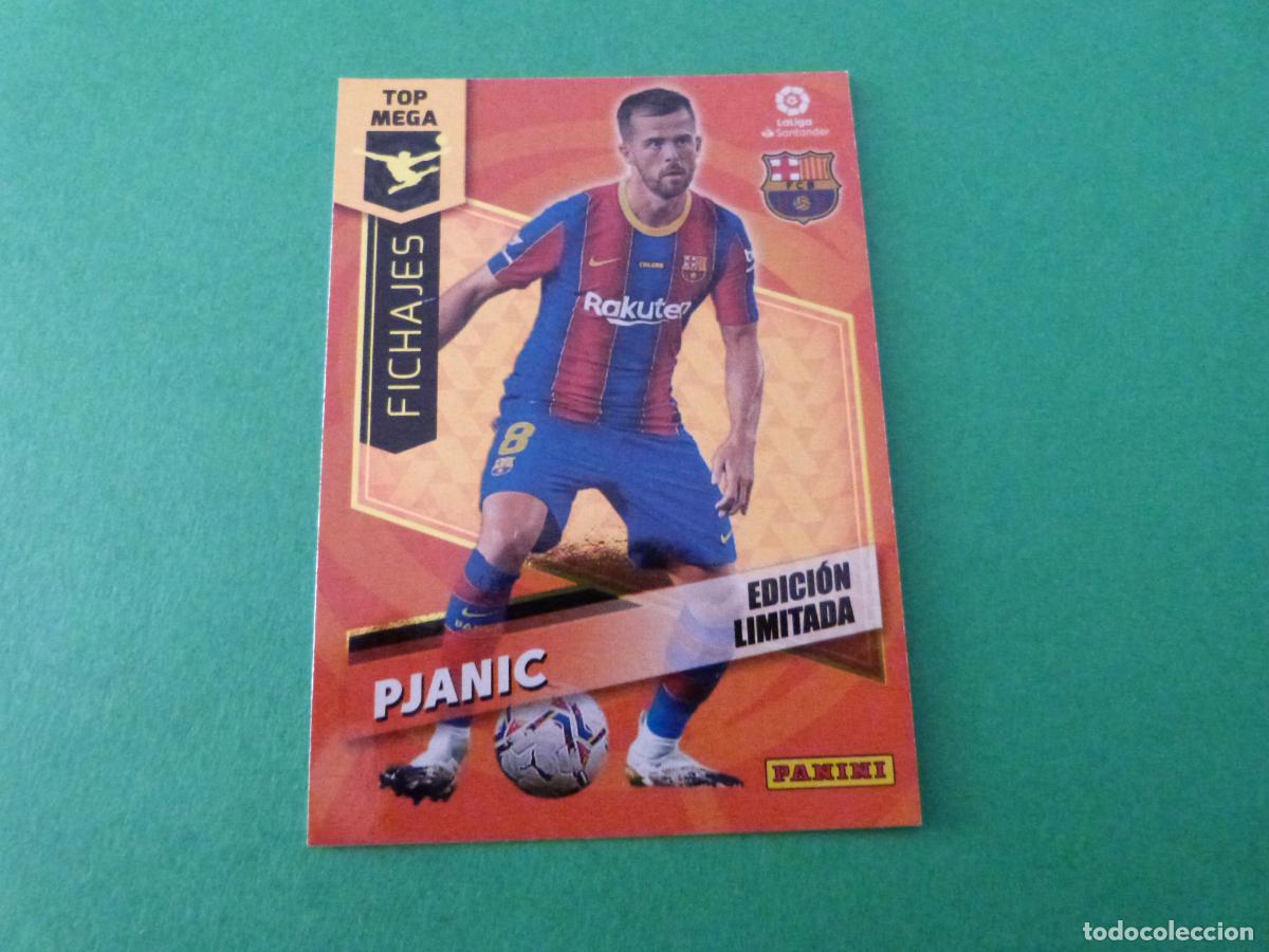 Cromos de f&uacute;tbol: TRADING CARD FUTBOL PJANIC F.C.BARCELONA EDICION LIMITADA LIGA MEGACRACKS 2020-2021/20-21