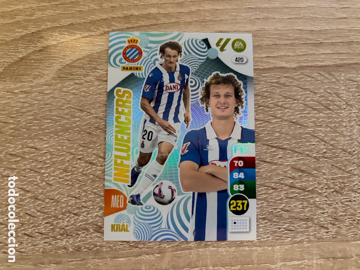 Cromos de f&uacute;tbol: 420 KR&Aacute;L INFLUENCERS ADRENALYN XL 2024 2025 24 25 RCD ESPANYOL