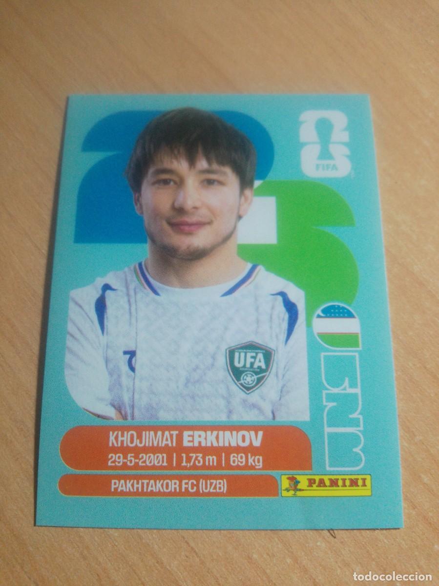 Fu&szlig;ball-Sticker: ERKINOV UZBEKISTAN UZB 15 MUNDIAL FIFA WORLD CUP 2026 26 PANINI STICKERS NUEVO