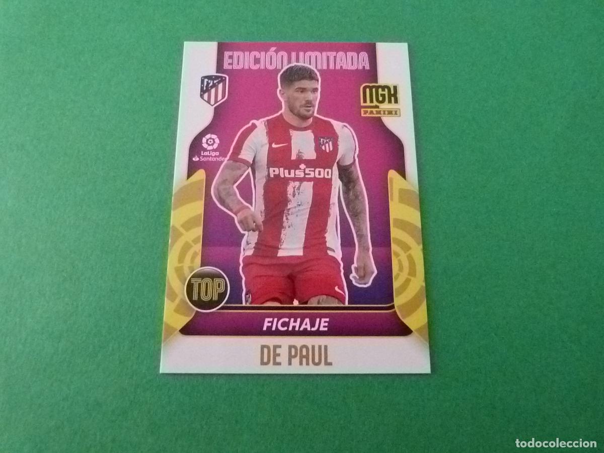 Fu&szlig;ball-Sticker: TRADING CARD FUTBOL DE PAUL ATLETICO DE MADRID EDICION LIMITADA LIGA MEGACRACKS 2021-2022/21-22