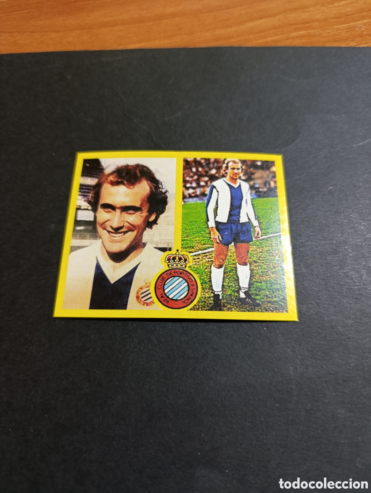 Cromos de f&uacute;tbol: Cromo Flores RCD Espa&ntilde;ol Liga Este 72 73, ampliaci&oacute;n de la colecci&oacute;n