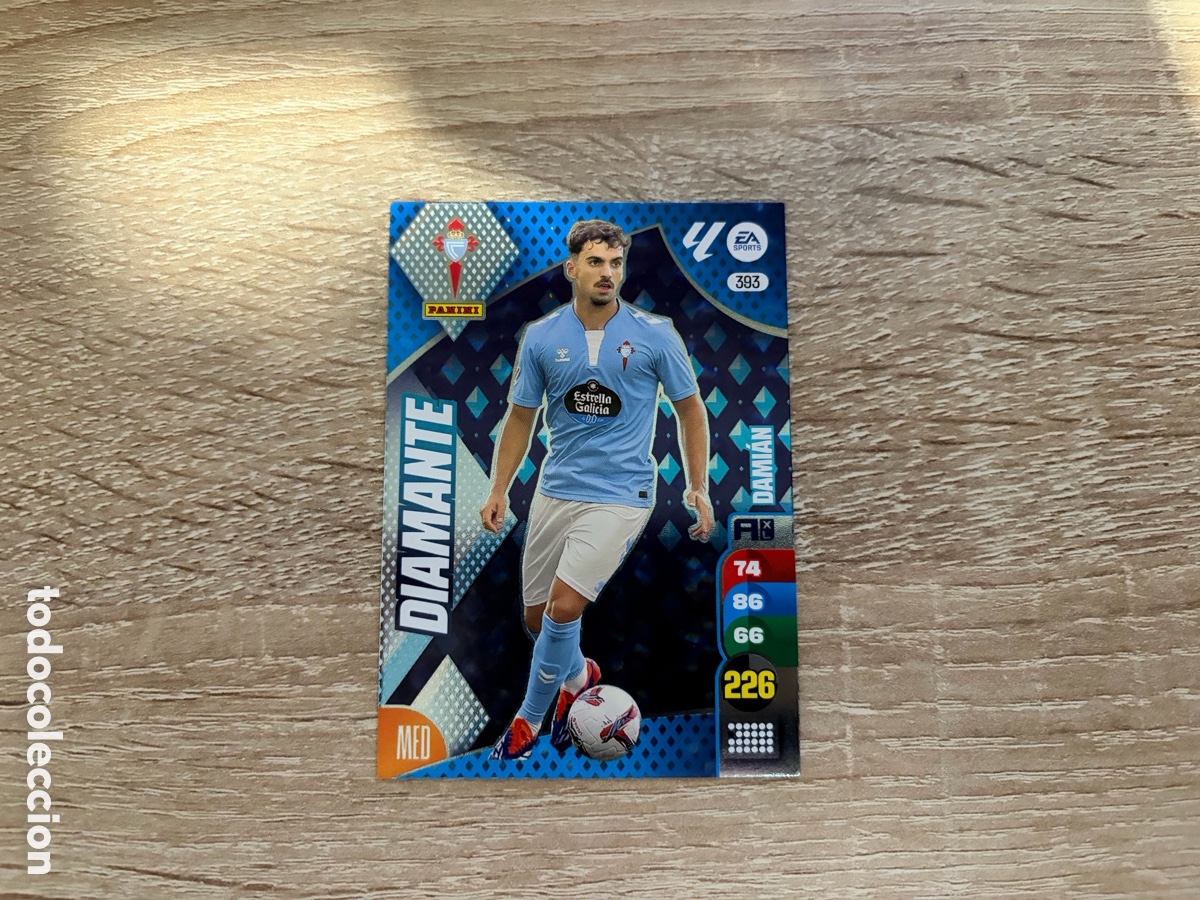 Cromos de f&uacute;tbol: 393 DAMI&Aacute;N DIAMANTE ADRENALYN XL 2024 2025 24 25 RC CELTA
