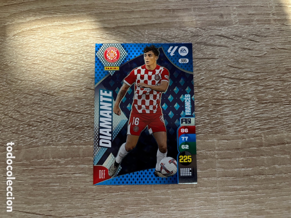 Cromos de f&uacute;tbol: 395 FRANC&Eacute;S DIAMANTE ADRENALYN XL 2024 2025 24 25 GIRONA FC