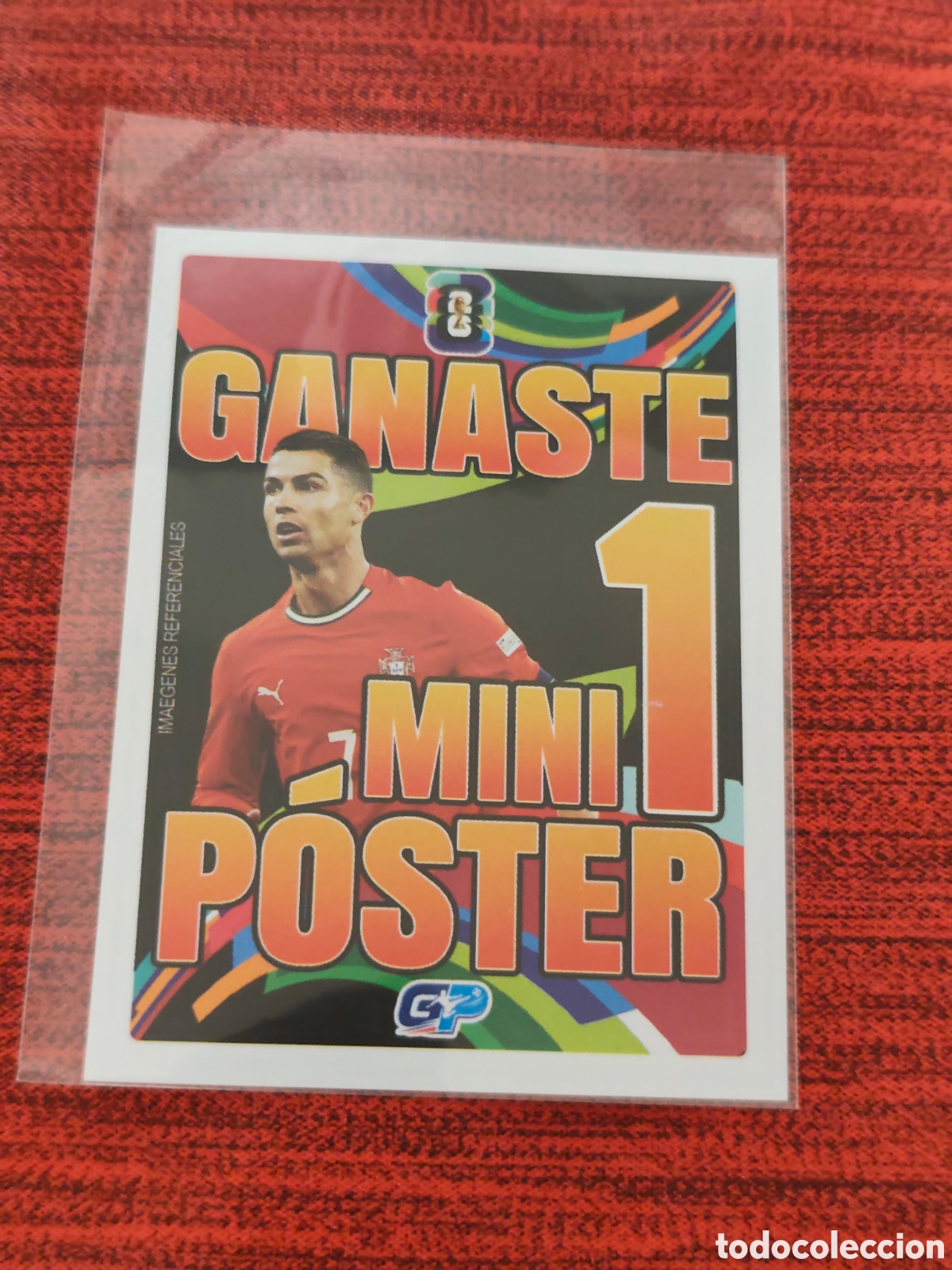 Cromos de f&uacute;tbol: PREMIO CRISTIANO RONALDO PORTUGAL 1 MINI P&Oacute;STER MUNDIAL 2026 EDITORIAL GP