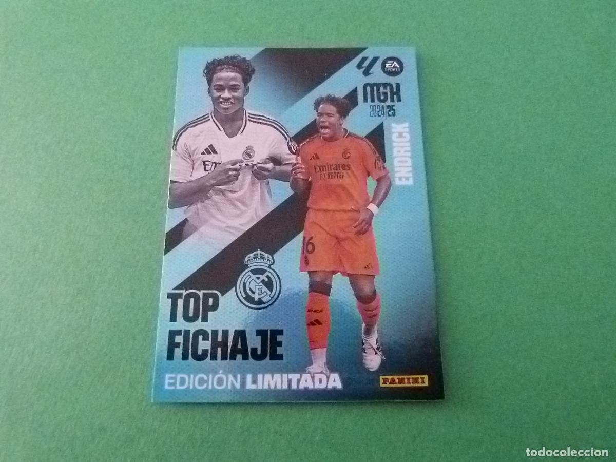 Figurine di Calcio: TRADING CARD FUTBOL ENDRICK REAL MADRID C.F. EDICION LIMITADA LIGA MEGACRACKS 2024-2025/24-25