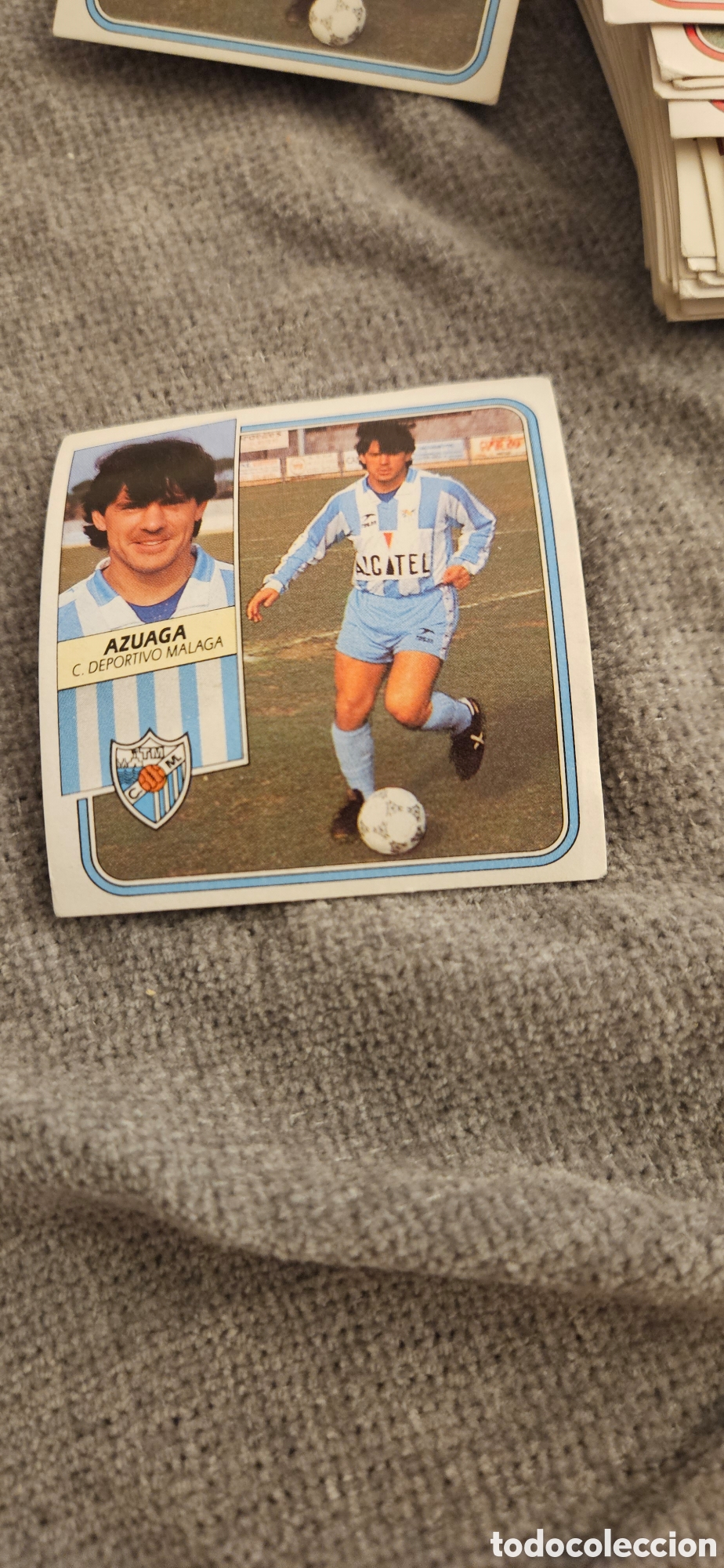 Figurine di Calcio: Azuaga malaga este 1989 1990 89 90 sin pegar
