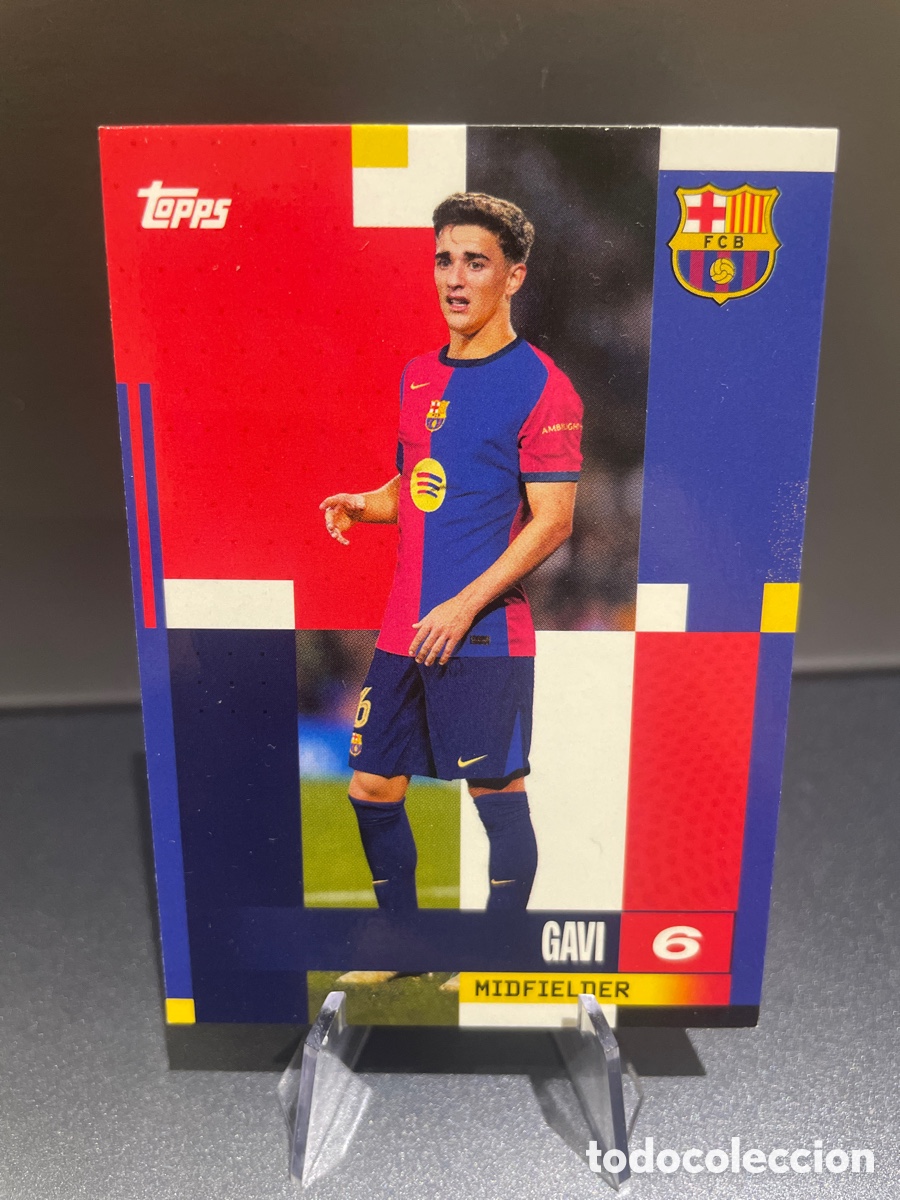 Cartes &agrave; collectionner de Football: Gavi 11 Topps Team Set FC Barcelona 2024-25