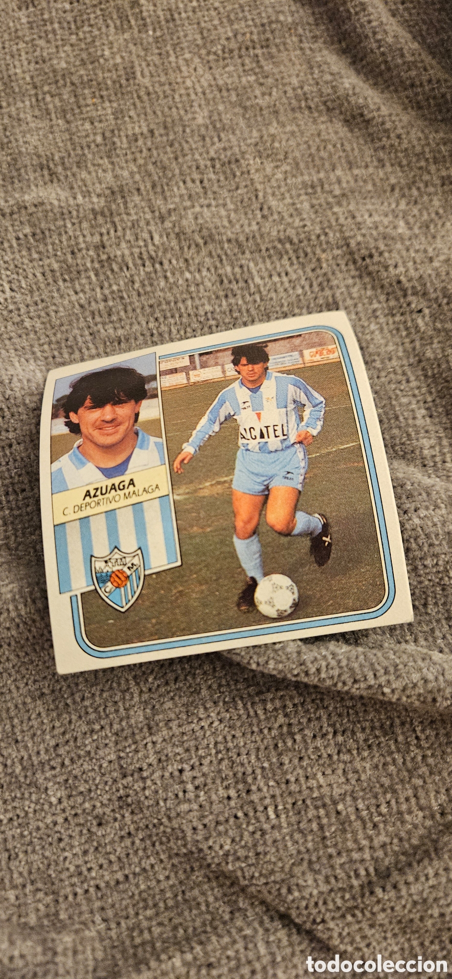 Figurine di Calcio: Azuaga malaga este 1989 1990 89 90 sin pegar