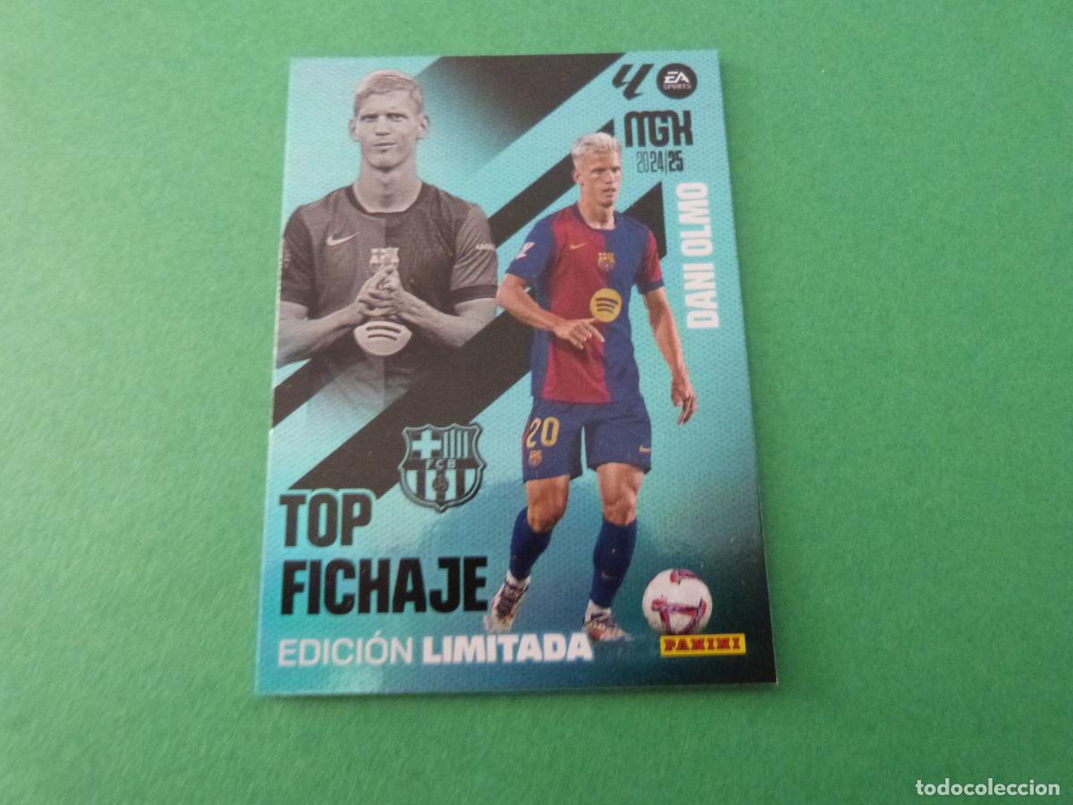Figurine di Calcio: TRADING CARD FUTBOL OLMO F.C.BARCELONA EDICION LIMITADA LIGA MEGACRACKS 2024-2025/24-25