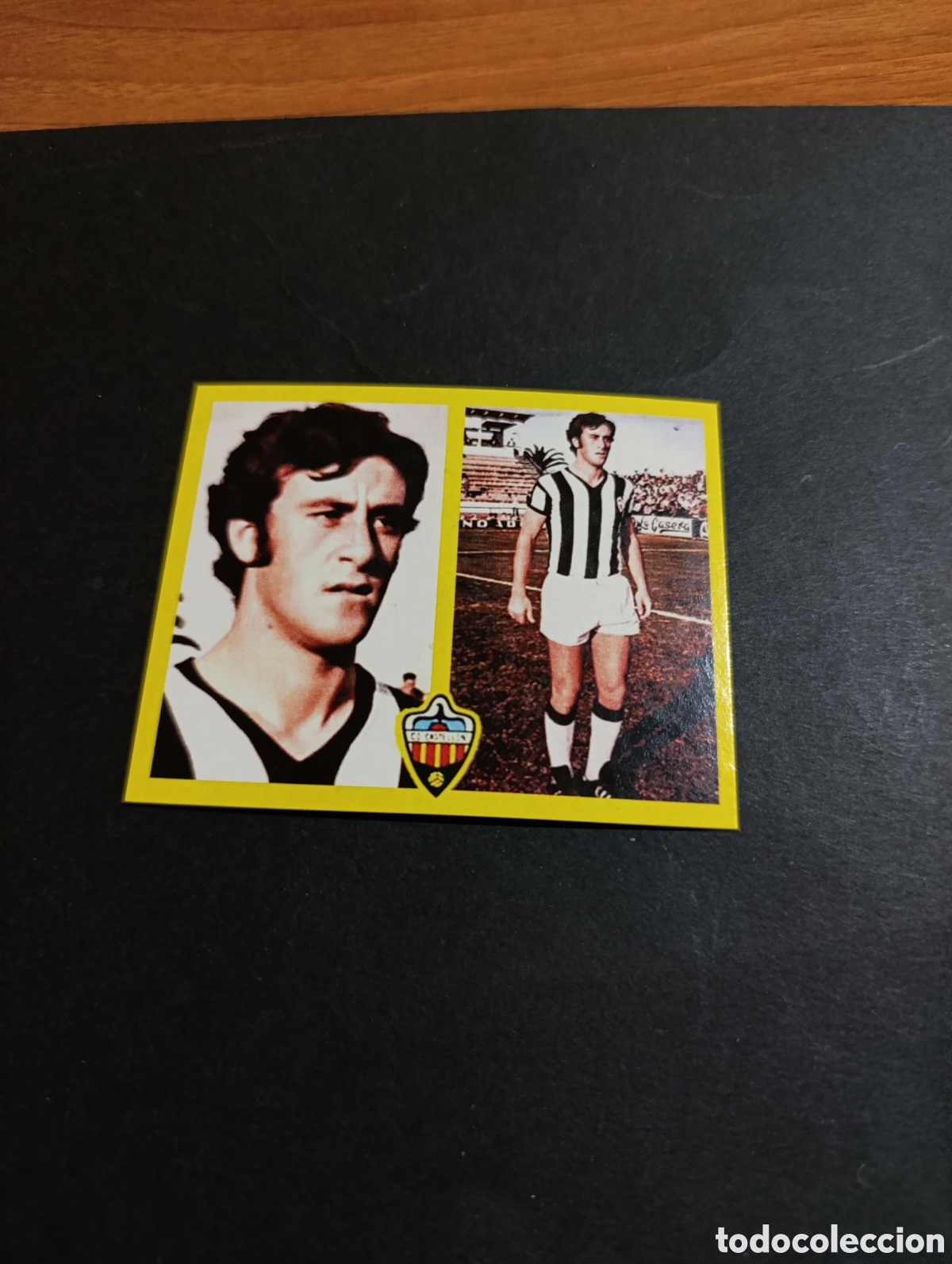 Cromos de f&uacute;tbol: Cromo Del Bosque CD Castell&oacute;n Liga Este 72 73, ampliaci&oacute;n de la colecci&oacute;n