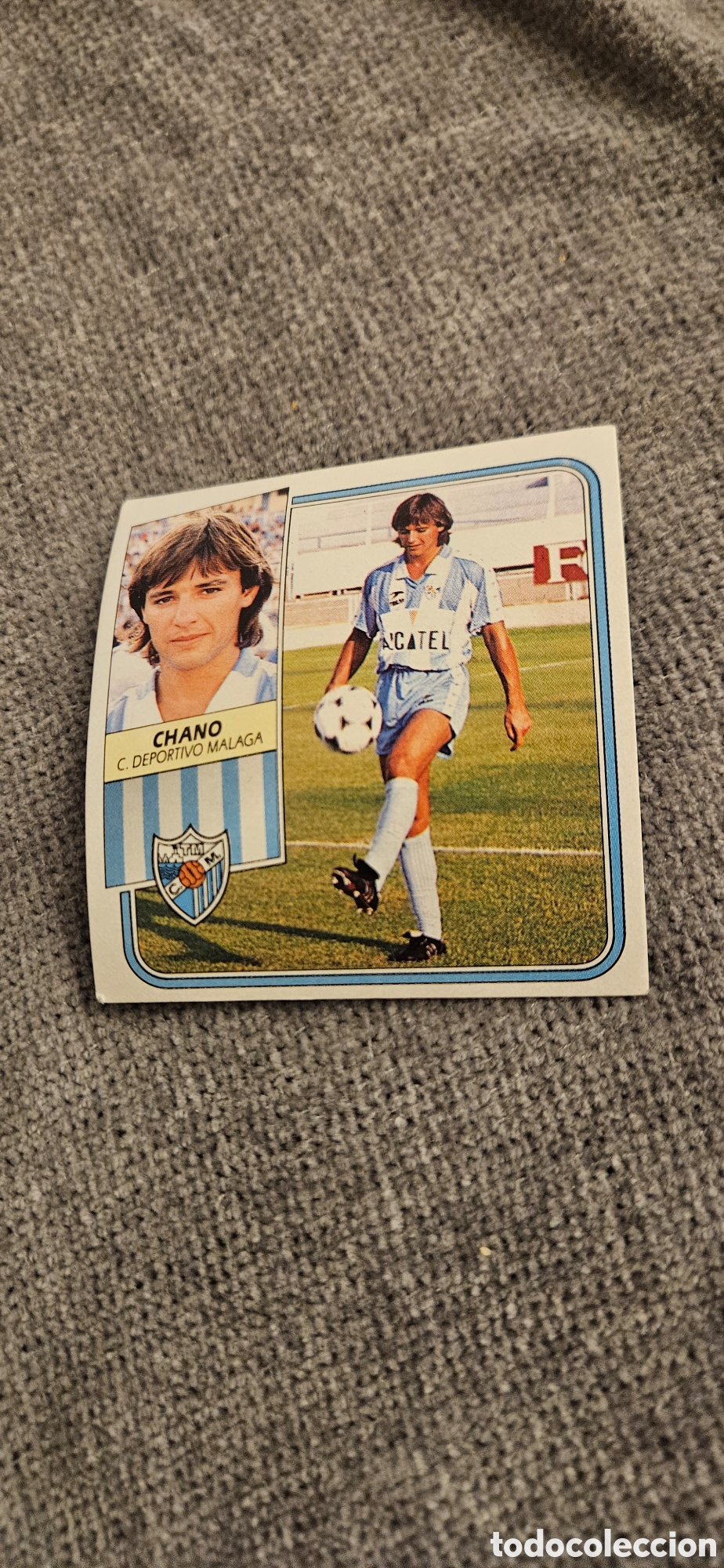 Cromos de f&uacute;tbol: Chano malaga este 1989 1990 89 90 sin pegar