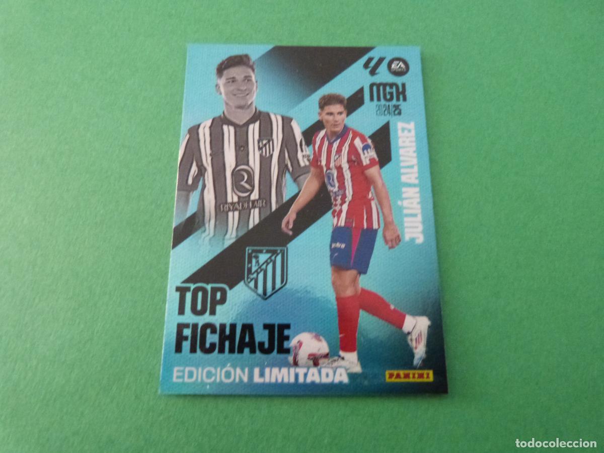 Cromos de f&uacute;tbol: TRADING CARD FUTBOL ALVAREZ ATLETICO DE MADRID EDICION LIMITADA LIGA MEGACRACKS 2024-2025/24-25