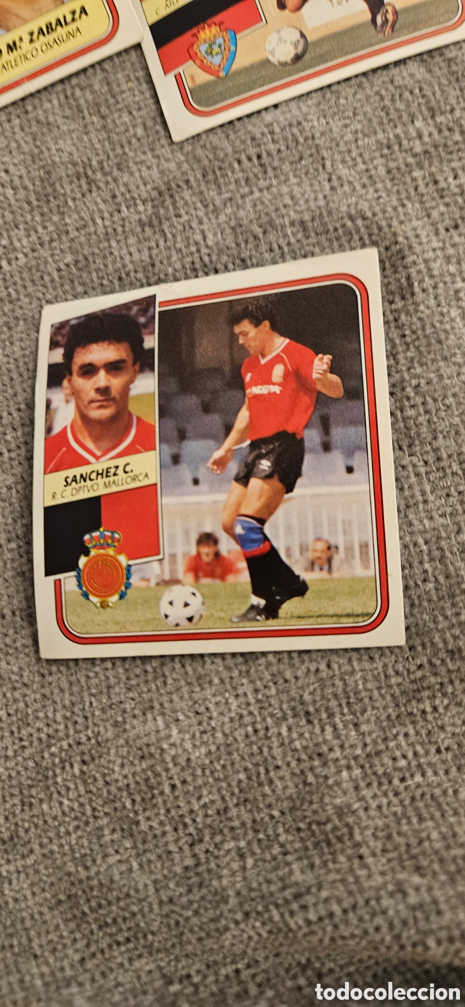 Cromos de f&uacute;tbol: S&aacute;nchez clemente Mallorca este 1989 1990 89 90 sin pegar