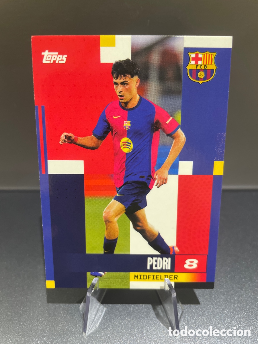 Fu&szlig;ball-Sticker: Pedri 14 Topps Team Set FC Barcelona 2024-25